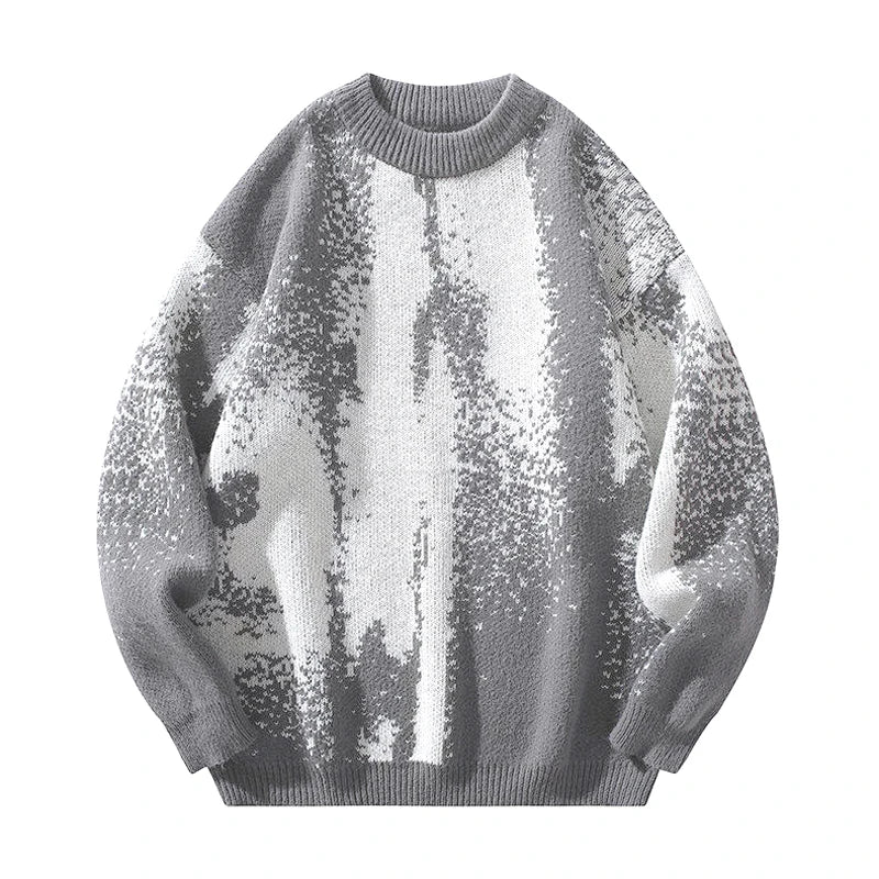 Gradient Printing Sweater
