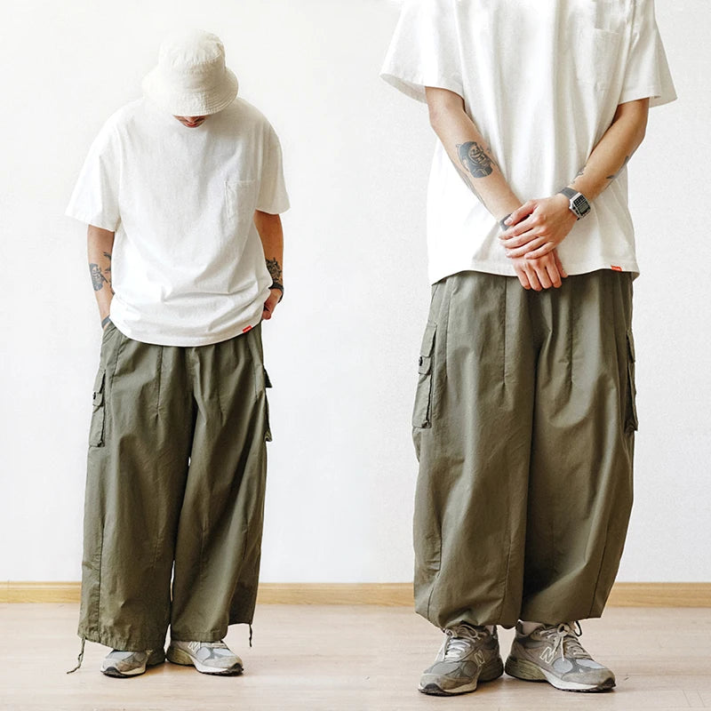 Multi-Pocket Oversized Cargo Pants