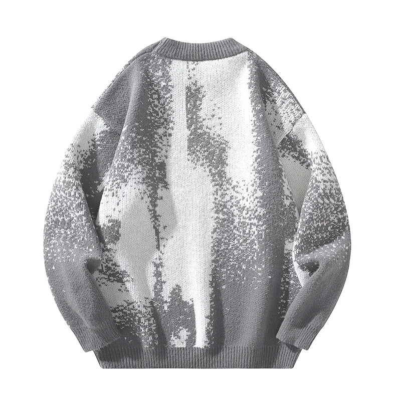 Gradient Printing Sweater