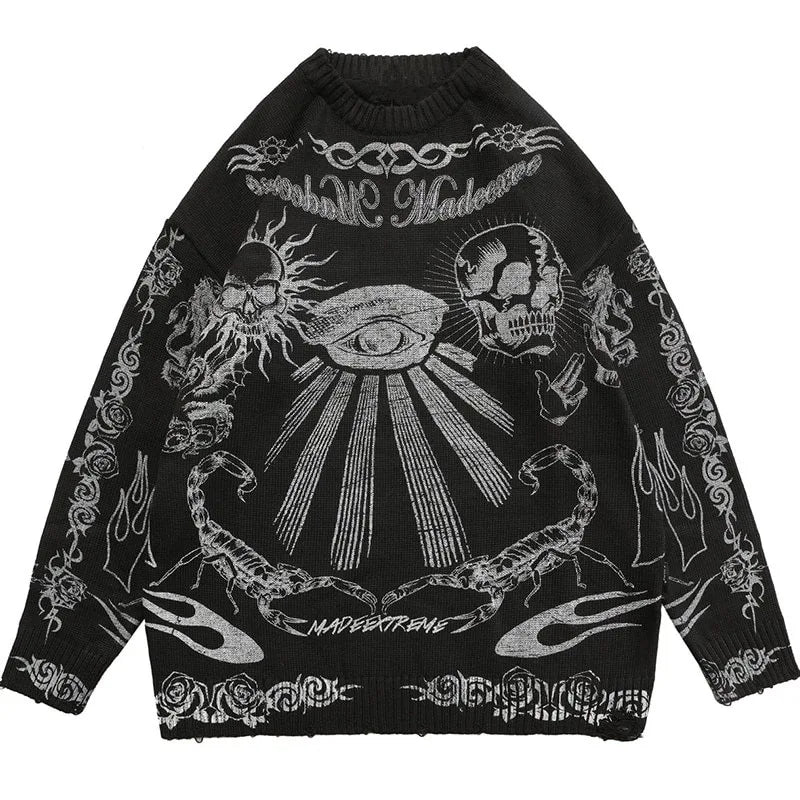 Cotton Embroidery Pullover High Quality Design Sweater For Men