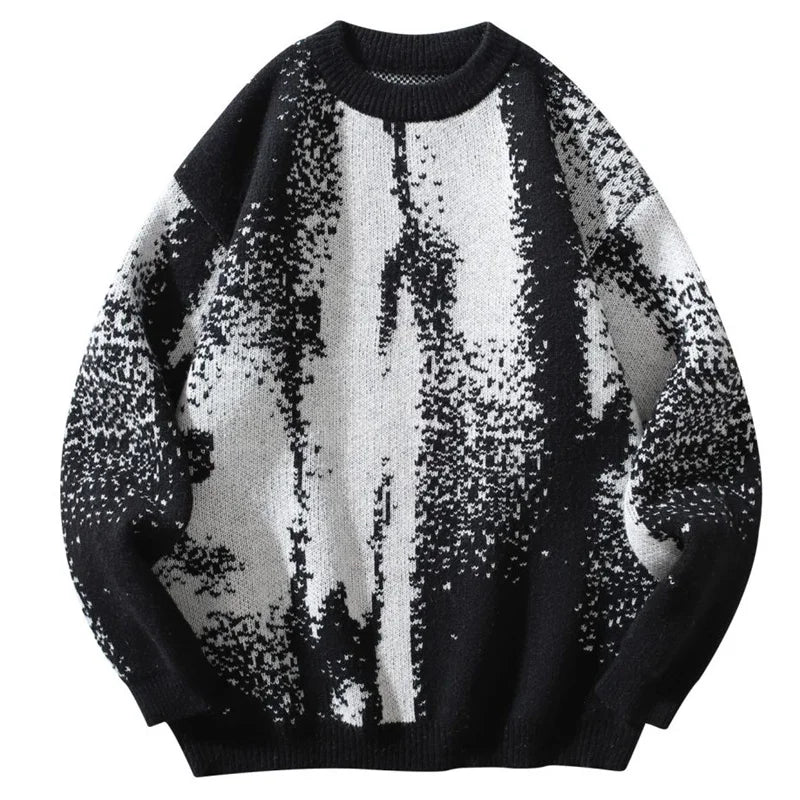 Gradient Printing Sweater
