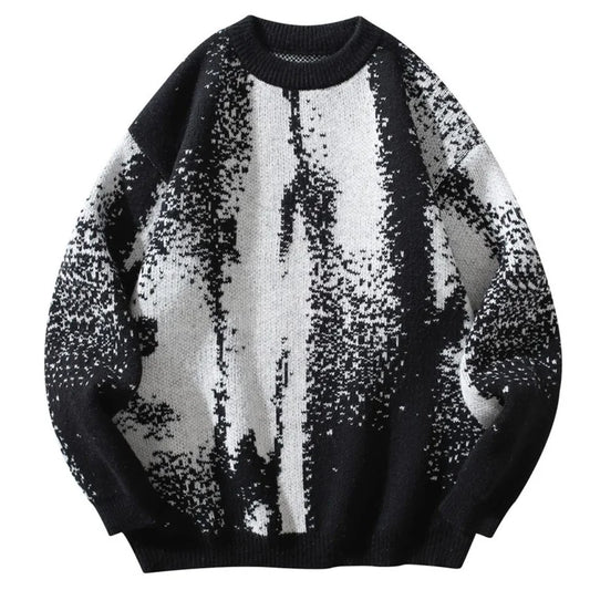 Gradient Printing Sweater