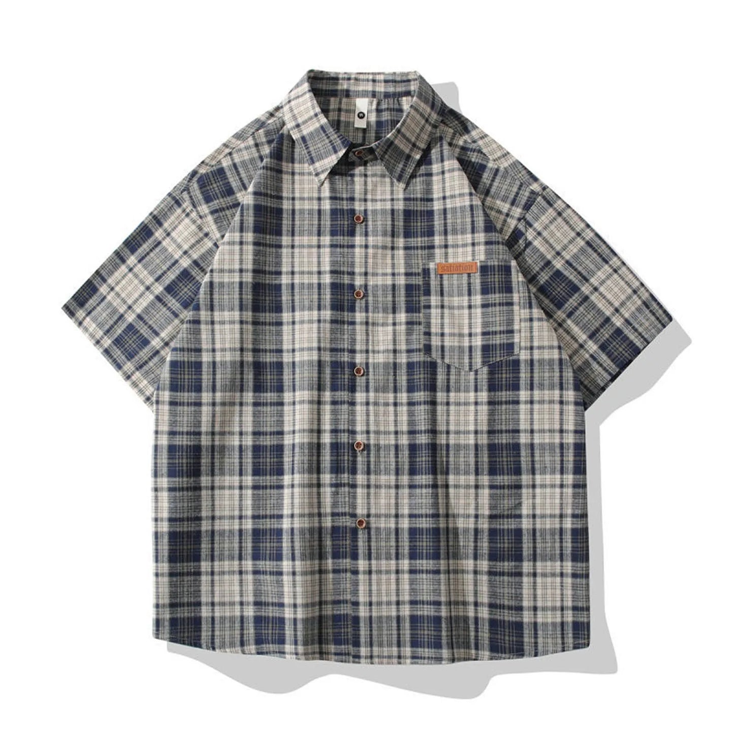 Men's Vintage Plaid Casual Shirts
