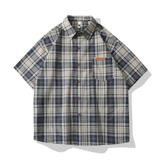 Men's Vintage Plaid Casual Shirts