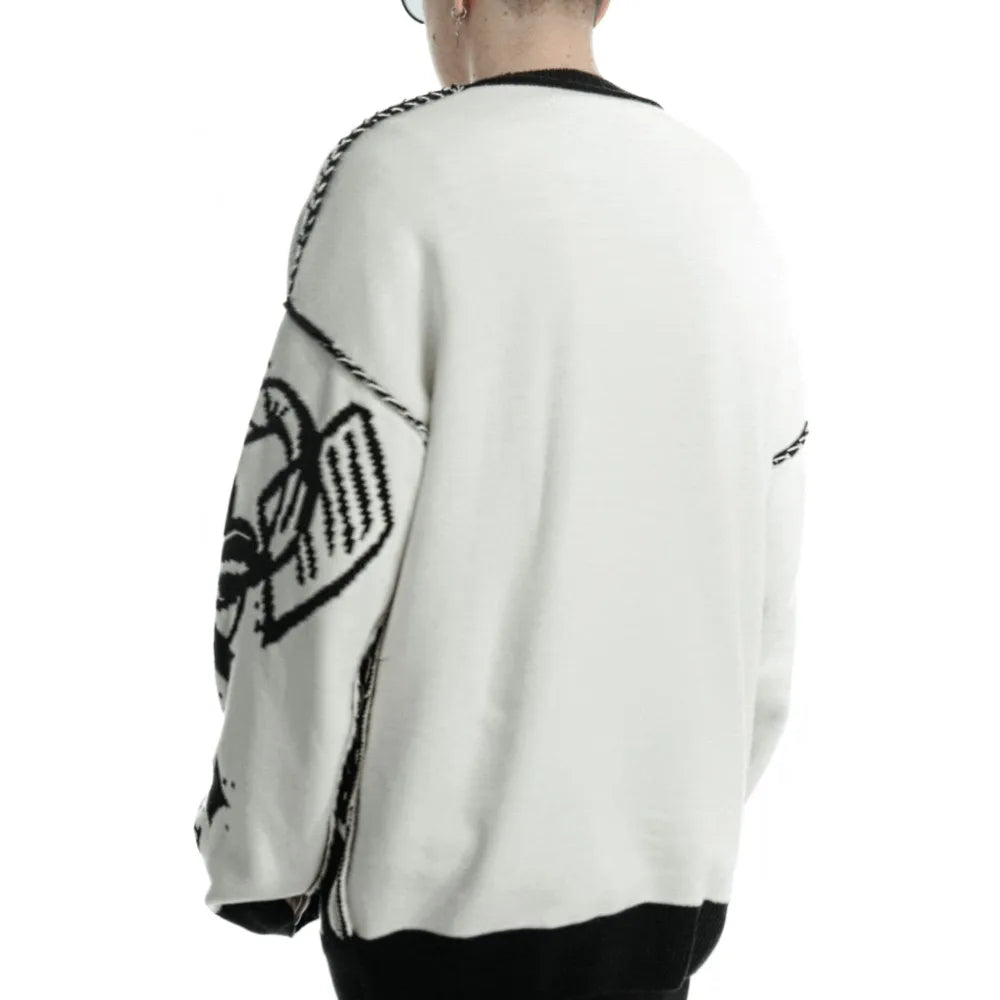 Harajuku Anime Vintage Knitted Sweater