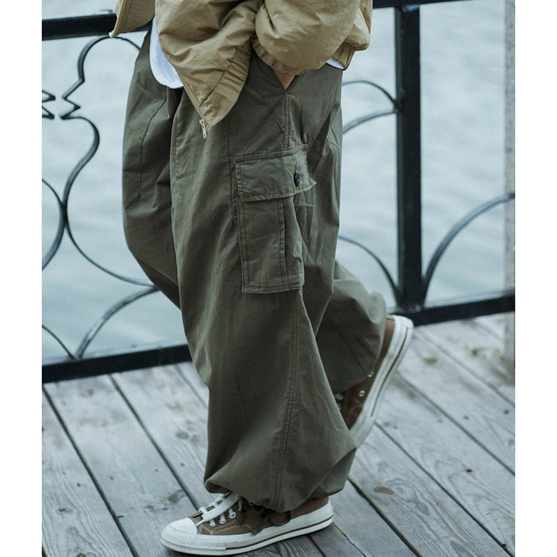 Multi-Pocket Oversized Cargo Pants