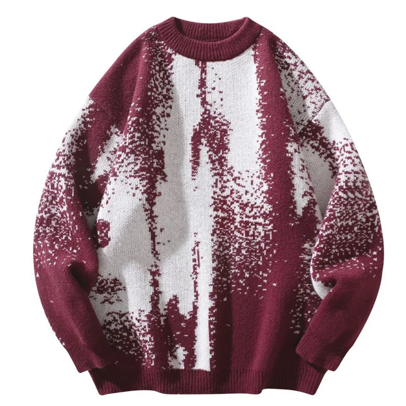 Gradient Printing Sweater