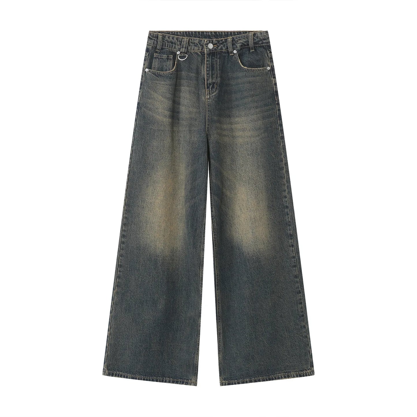 Men's Baggy Straight Leg Wide Jeans