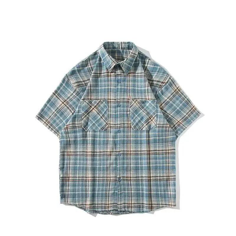 Men's Plaid Casual Shirt