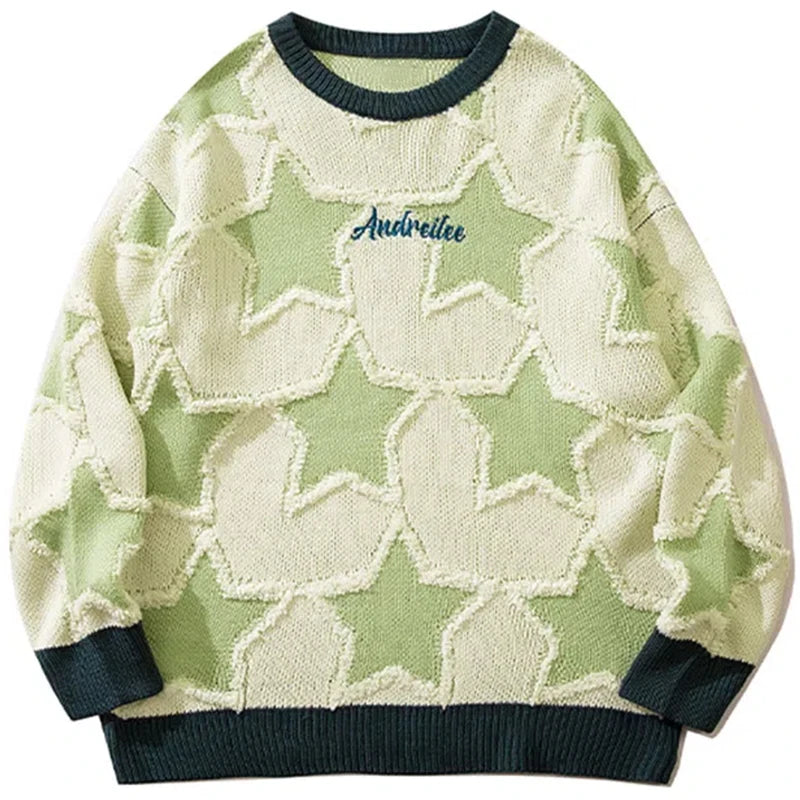 Vintage Five Pointed Star Sweater