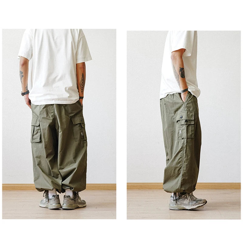 Multi-Pocket Oversized Cargo Pants