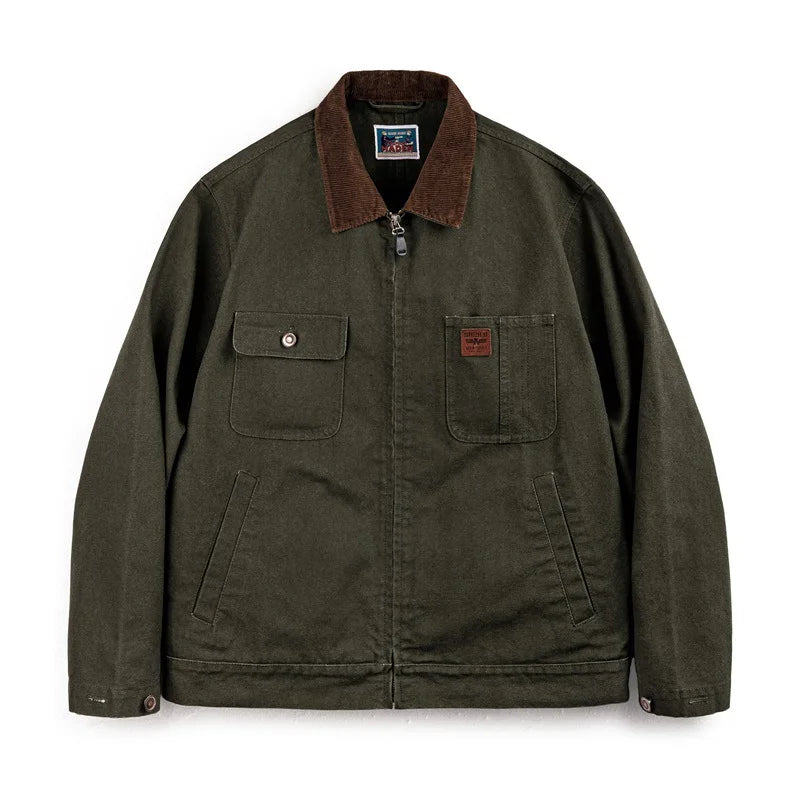 Maden Retro Corduroy Collar Heavyweight Detroit Jacket