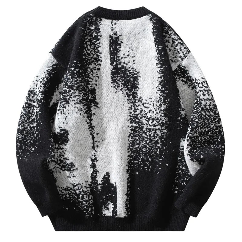 Gradient Printing Sweater