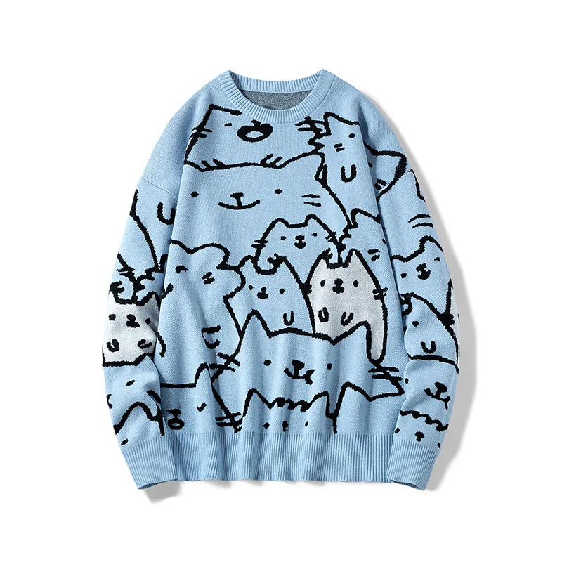 Autumn Cotton Anime Sweaters