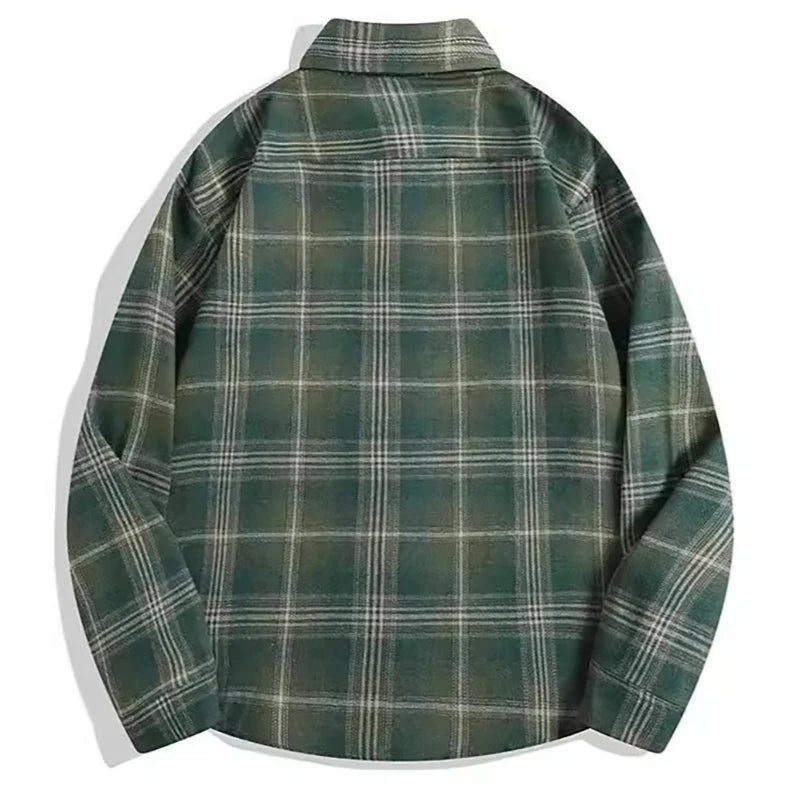 Cotton Men's Plaid Shirt