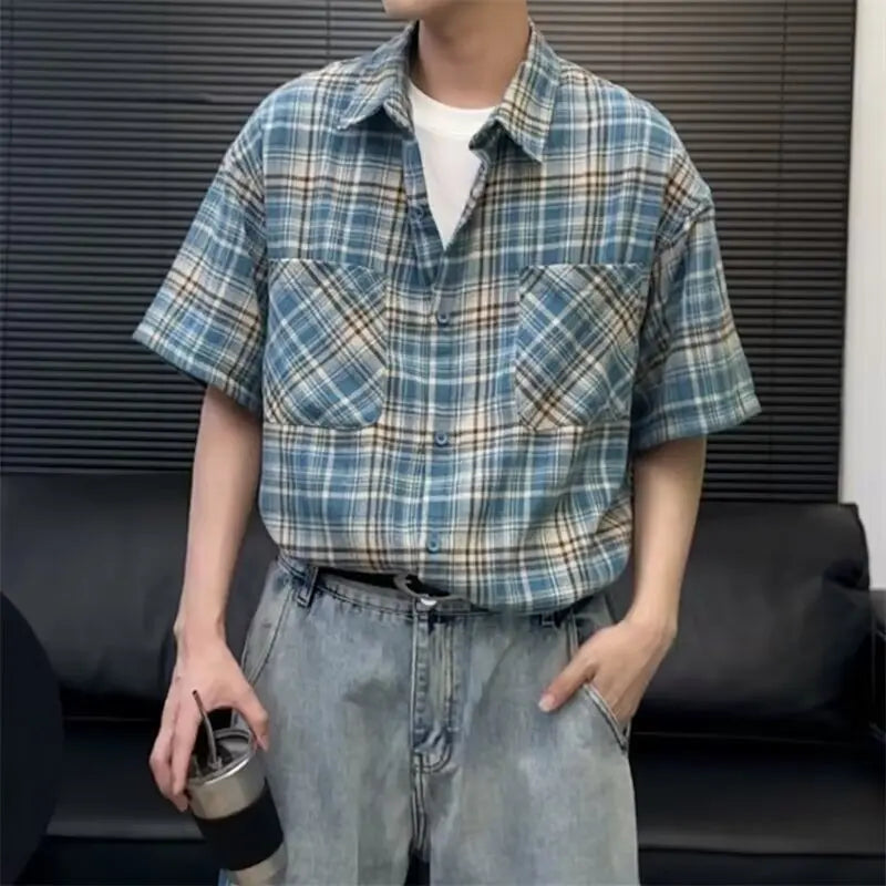 Men's Plaid Casual Shirt