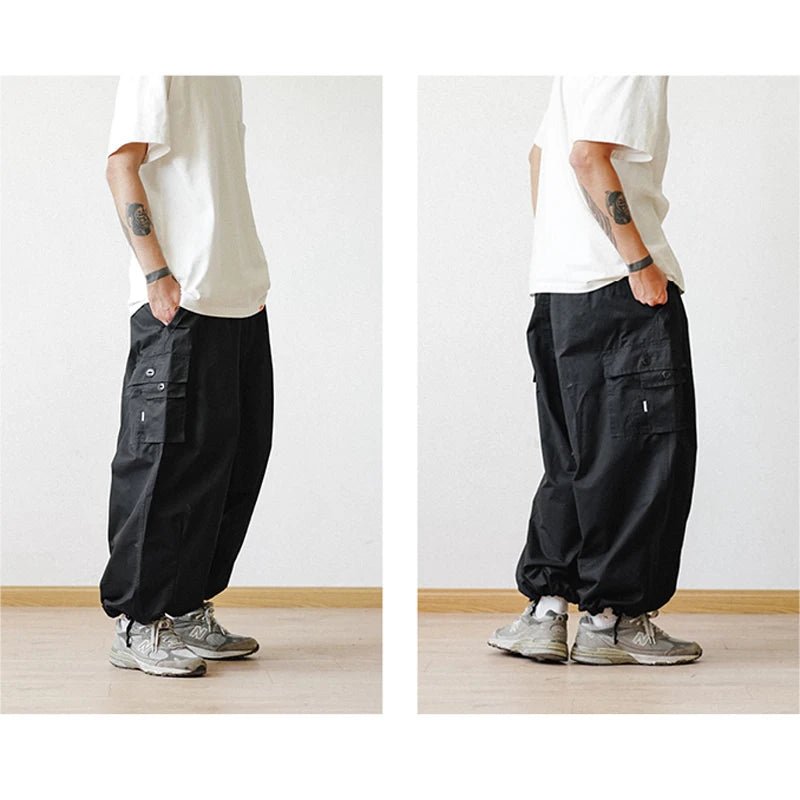 Multi-Pocket Oversized Cargo Pants
