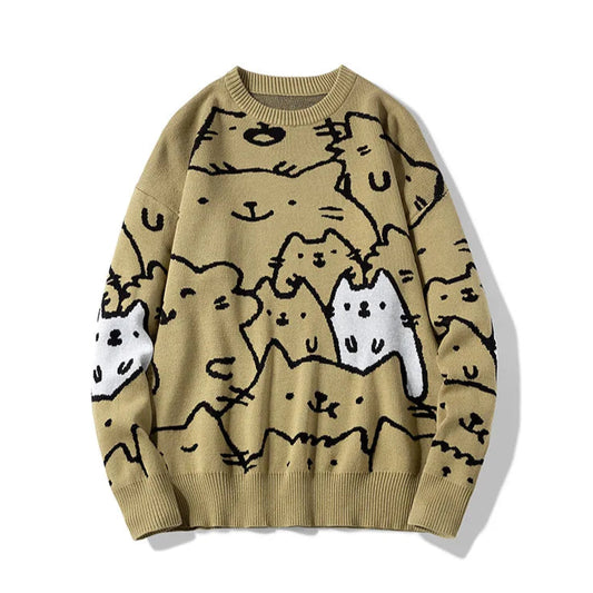 Autumn Cotton Anime Sweaters
