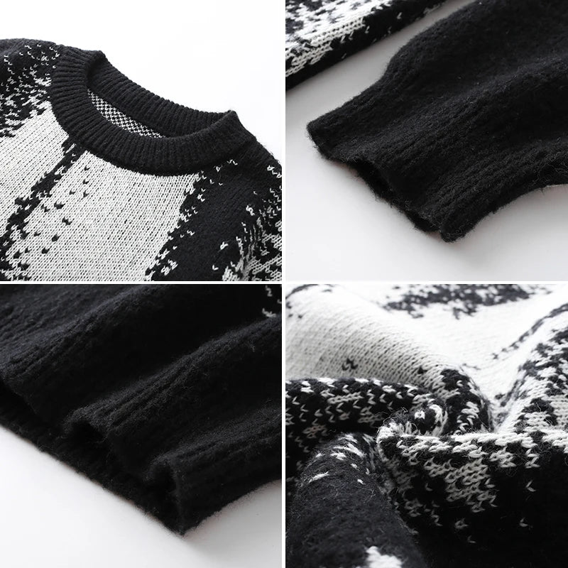 Gradient Printing Sweater